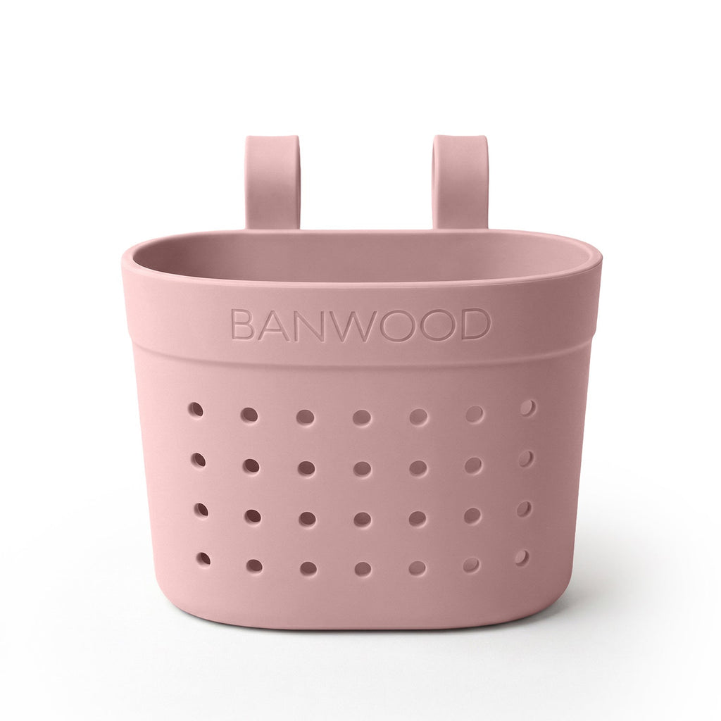 Banwood Fietsmandje Pin & Ride | Dusty Rose