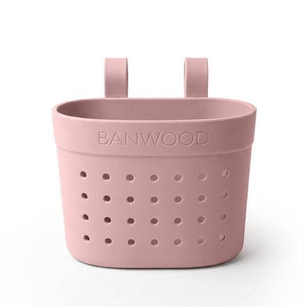 Banwood Fietsmandje Pin & Ride | Dusty Rose