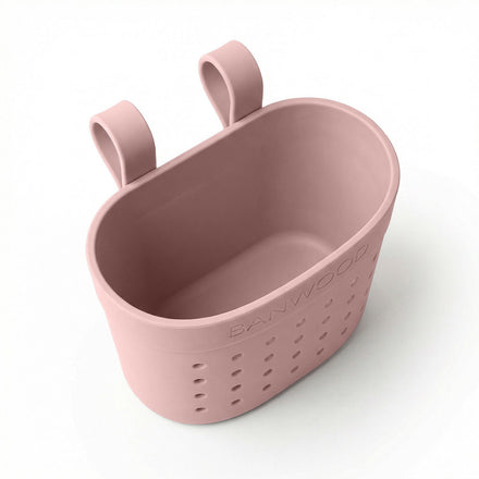Banwood Fietsmandje Pin & Ride | Dusty Rose