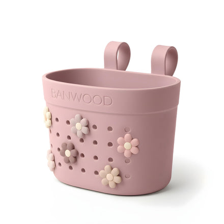 Banwood Fietsmandje Pin & Ride | Dusty Rose