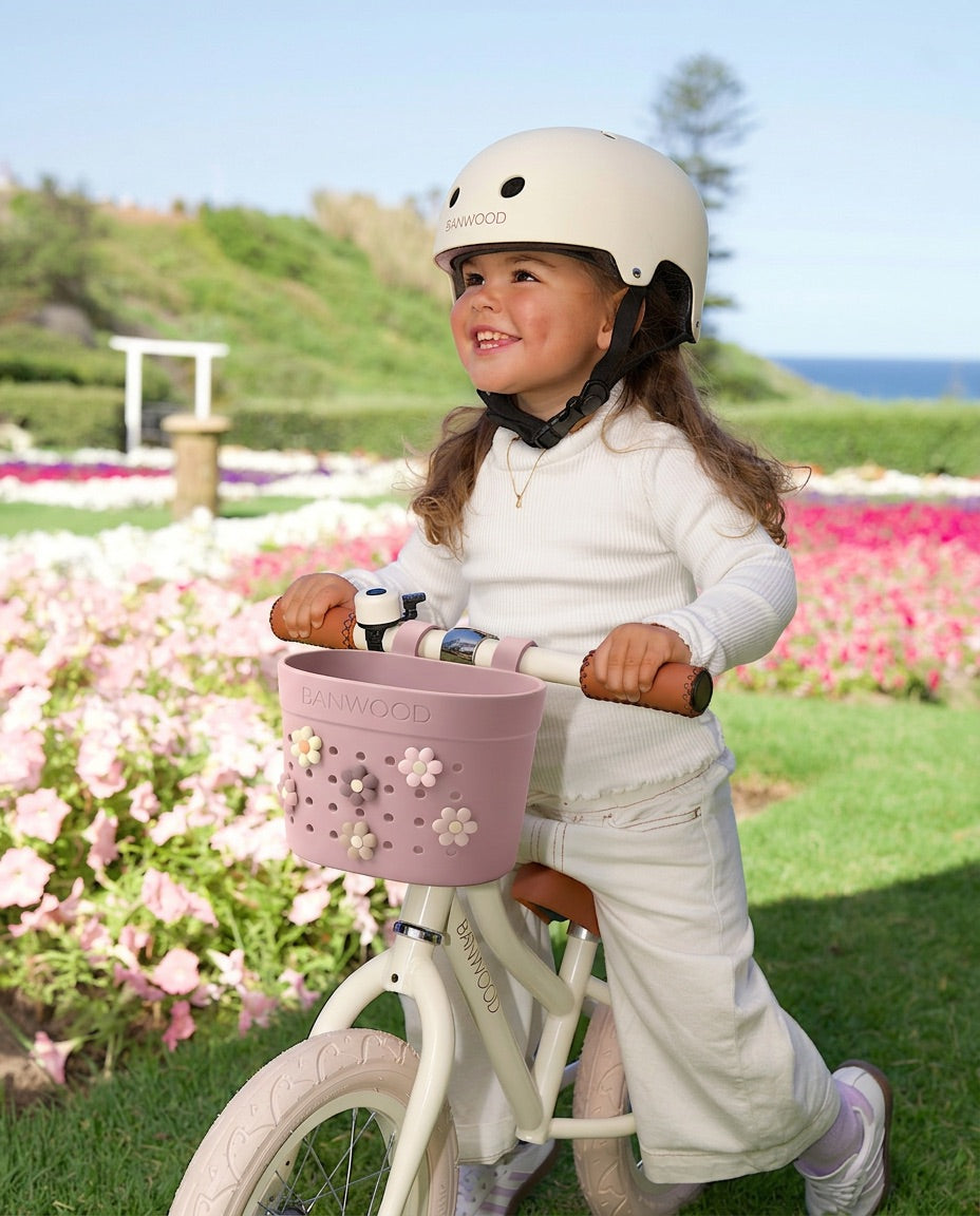 Banwood Fietsmandje Pin & Ride | Dusty Rose