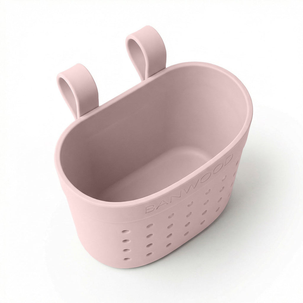 Banwood Fietsmandje Pin & Ride | Faded Pink