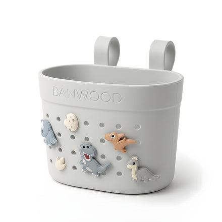 Banwood Fietsmandje Pin & Ride | Ivory