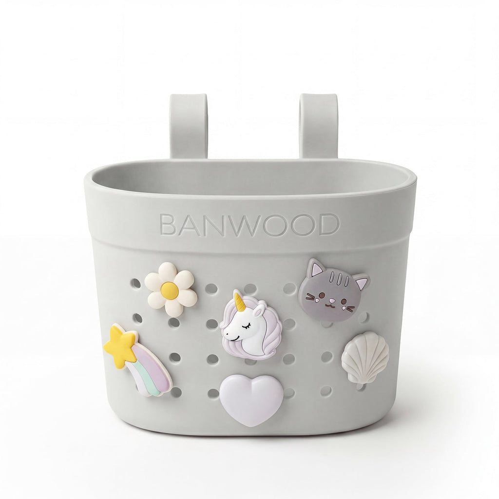 Banwood Fietsmandje Pin & Ride | Ivory