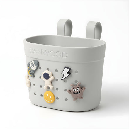 Banwood Fietsmandje Pin & Ride | Ivory
