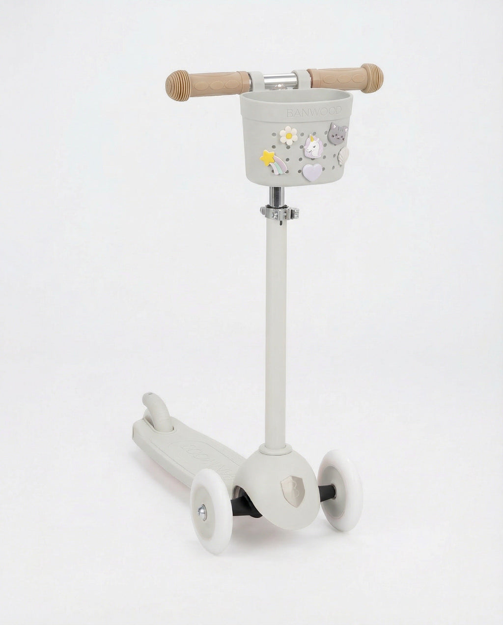 Banwood Fietsmandje Pin & Ride | Ivory