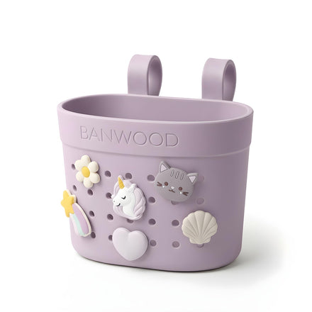 Banwood Fietsmandje Pin & Ride | Lavendel