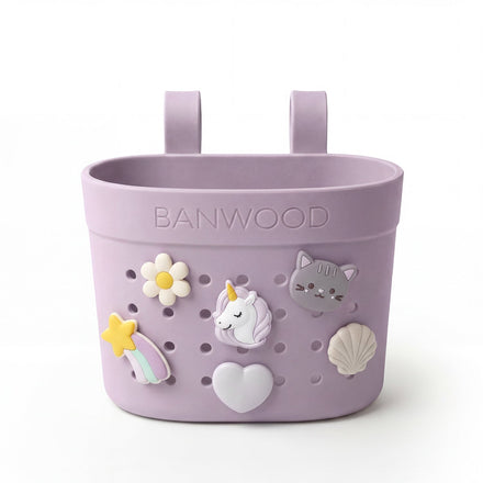 Banwood Fietsmandje Pin & Ride | Lavendel