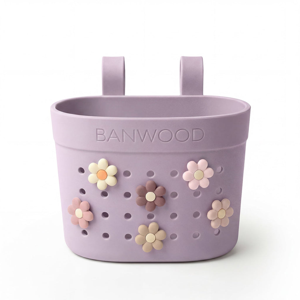 Banwood Fietsmandje Pin & Ride | Lavendel