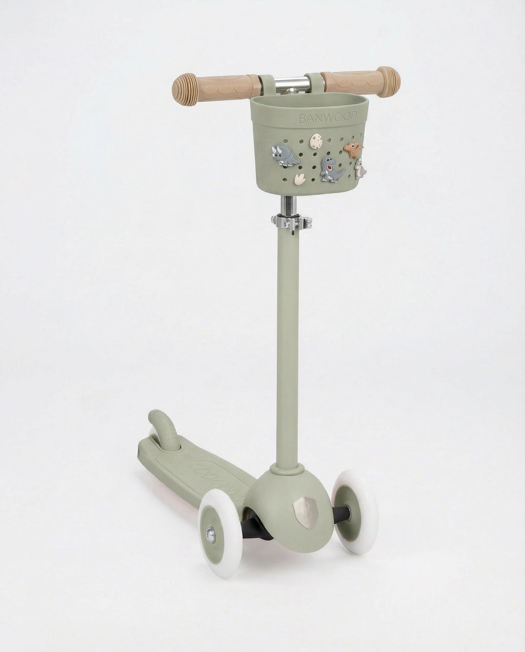 Banwood Fietsmandje Pin & Ride | Olive