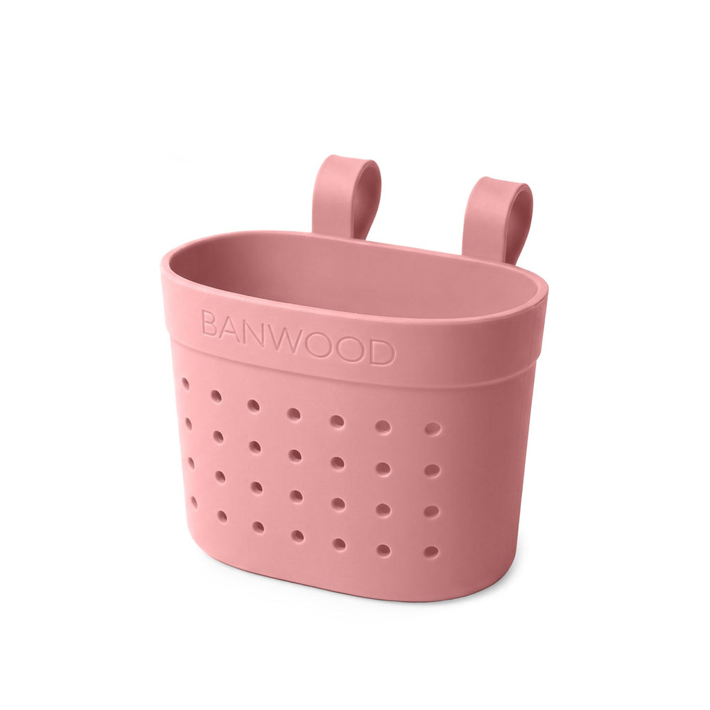 Banwood Fietsmandje Pin & Ride | Raspberry