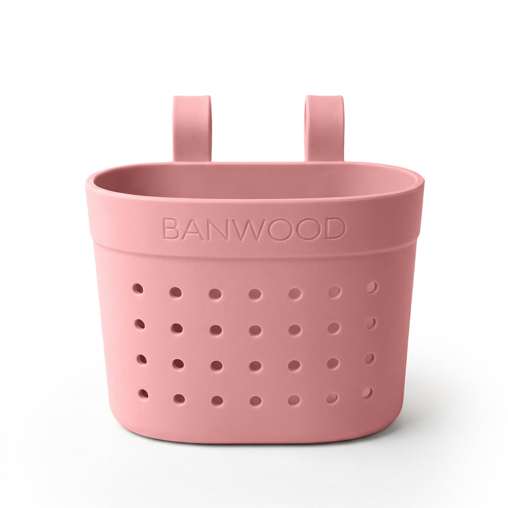 Banwood Fietsmandje Pin & Ride | Raspberry