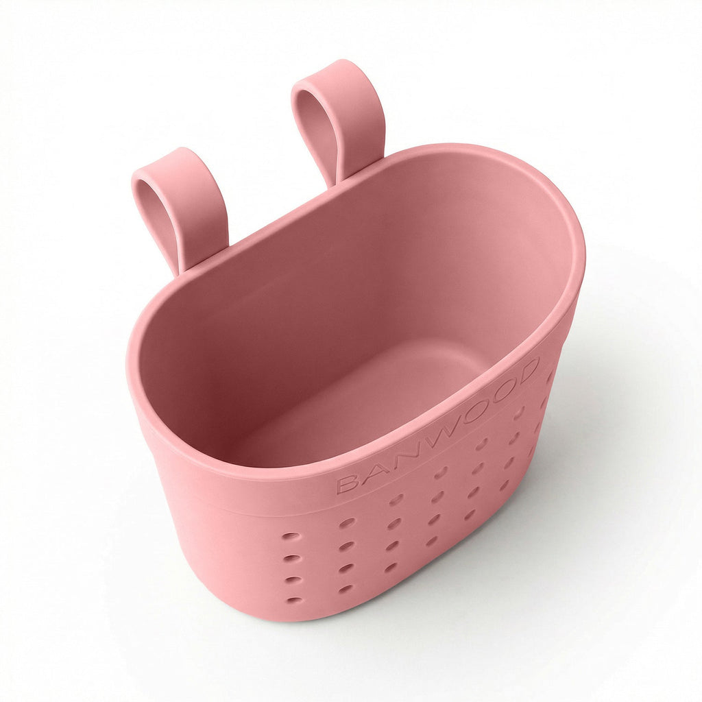 Banwood Fietsmandje Pin & Ride | Raspberry
