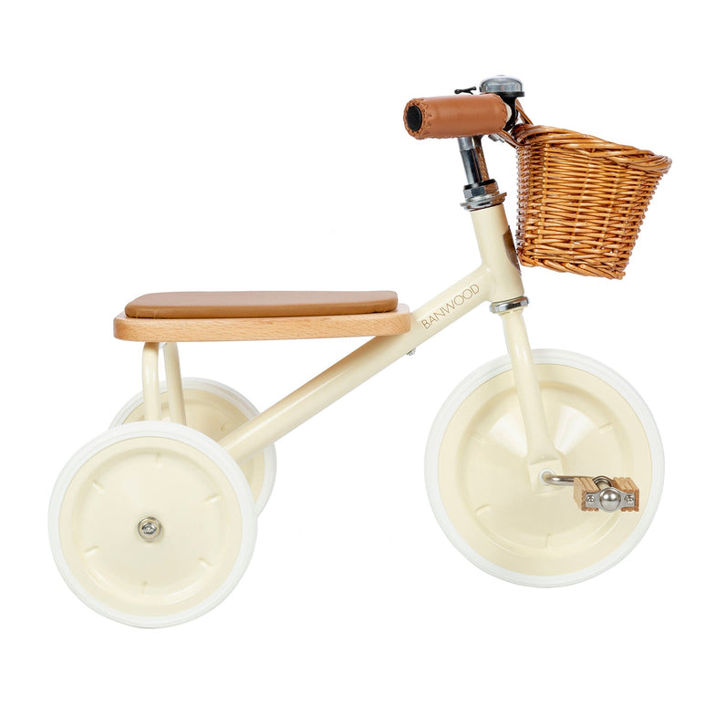 Banwood Trike Driewieler Met Mandje | Cream