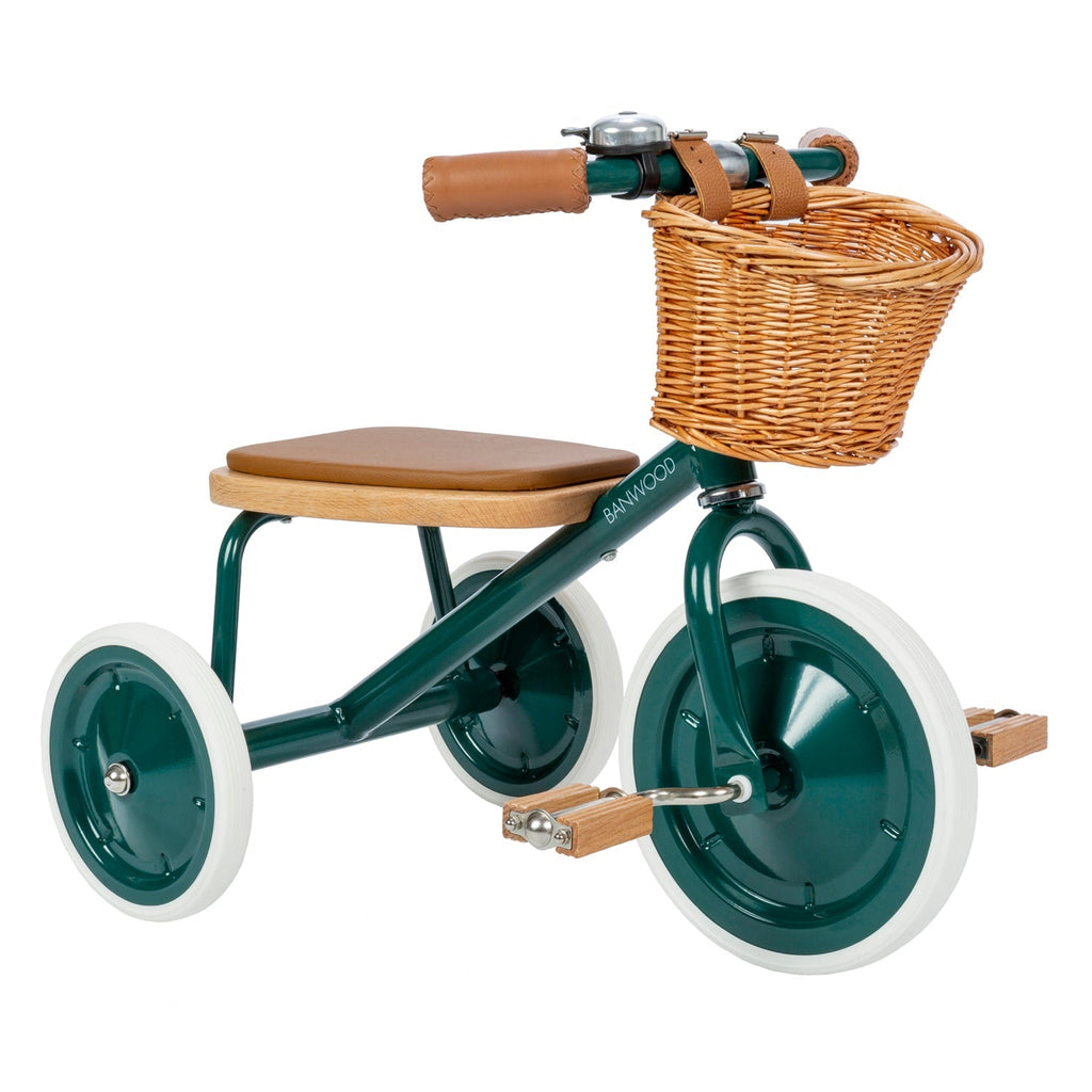 Banwood Trike Driewieler Met Mandje | Green LICHTE BESCHADIGING*