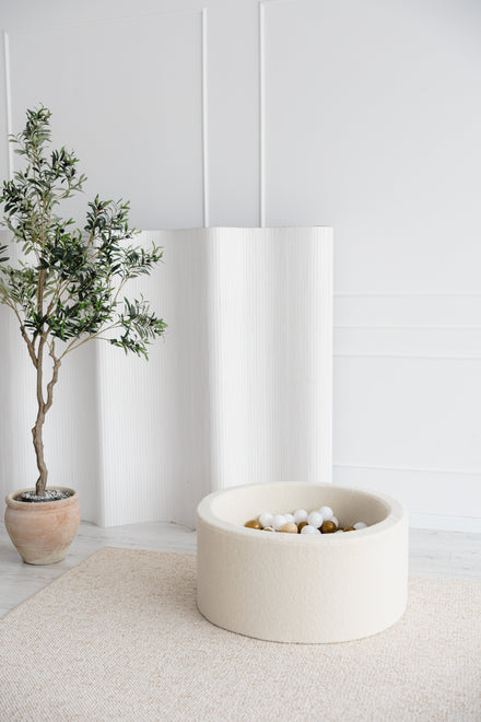 Moje Ballenbad Bouclé 90x40cm | Cream