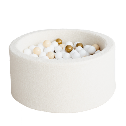 Moje Ballenbad Bouclé 90x40cm | Cream