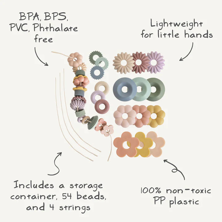 Mushie Kralen Rijgen Set +18m
