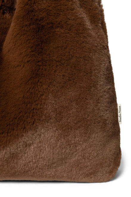 Studio Noos Mom Bag Faux Fur | Brown*