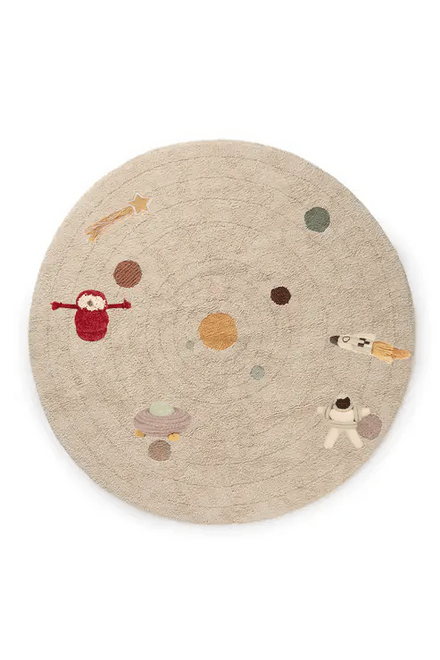 Lorena Canals Machinewasbaar Tapijt Rug 150cm | Solar System