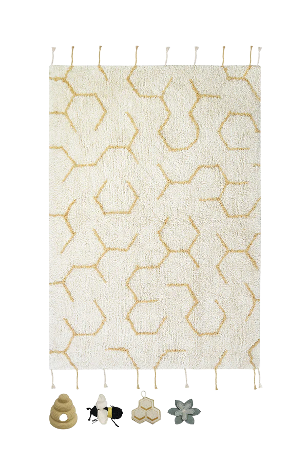 Lorena Canals Machinewasbaar Tapijt Rug 90x130cm | Pollination