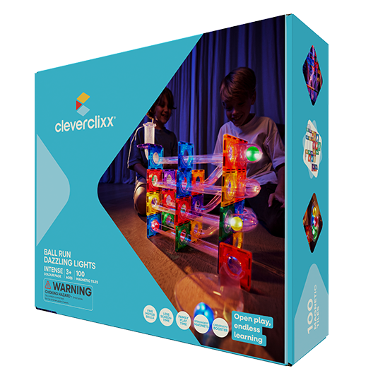 Cleverclixx Ball Run Dazzling Lights Pack Intense | 100 Stuks