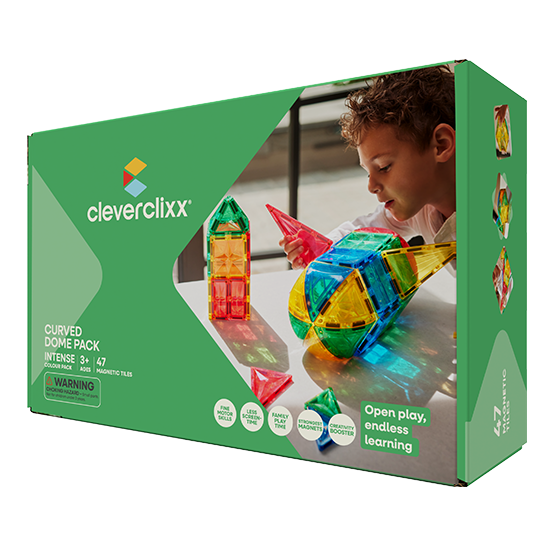 Cleverclixx Curved Dome Pack Intense | 47 Stuks