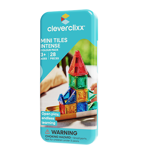 Cleverclixx Mini Tiles Pack Intense | 28 Stuks