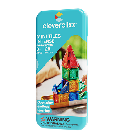 Cleverclixx Mini Tiles Pack Intense | 28 Stuks