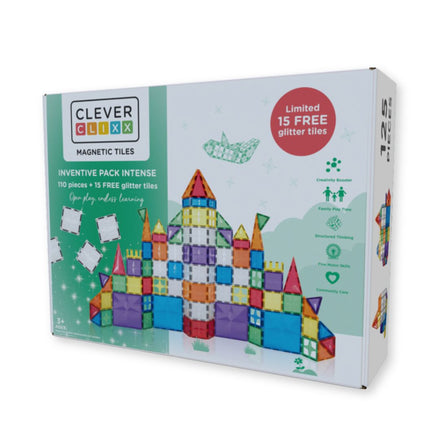 Cleverclixx Inventive Pack Intense | 110 Stuks + 15 GRATIS Glittertegels