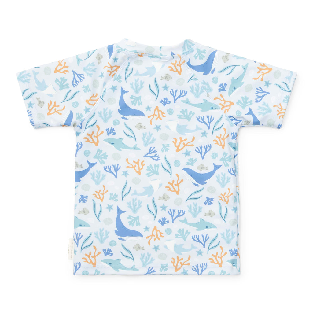 Little Dutch Zwem T-Shirt Korte Mouw Ocean Dreams Blue*