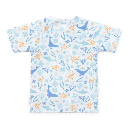 Little Dutch Zwem T-Shirt Korte Mouw Ocean Dreams Blue*