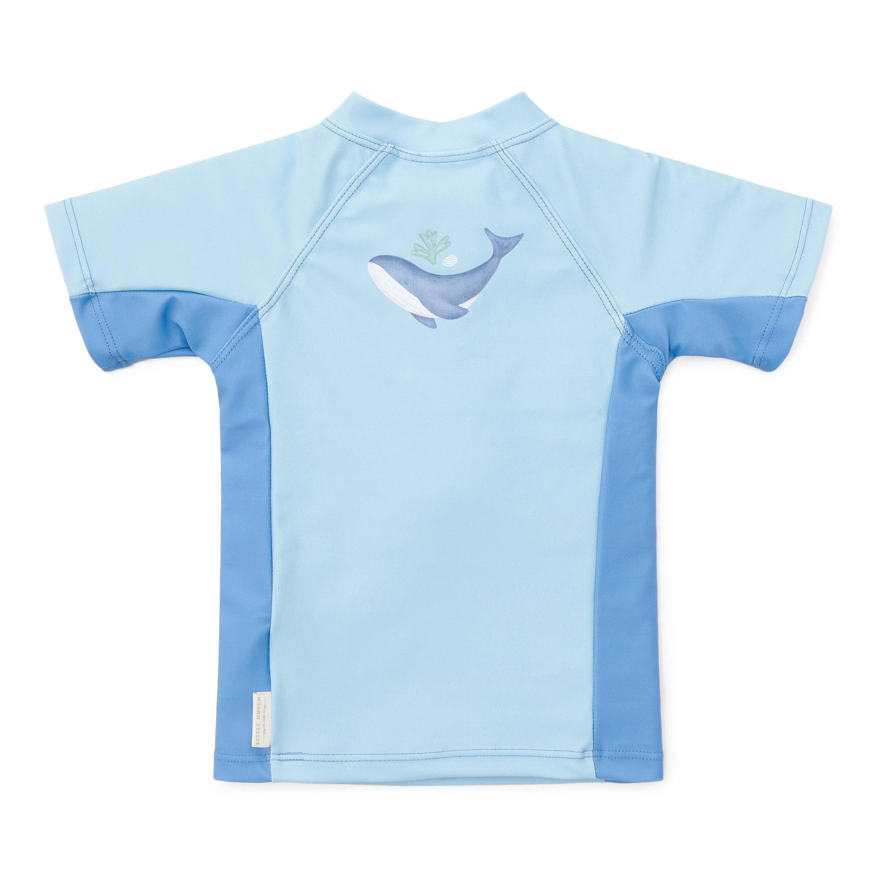 Little Dutch Zwem T-Shirt Korte Mouw Blue Whale*