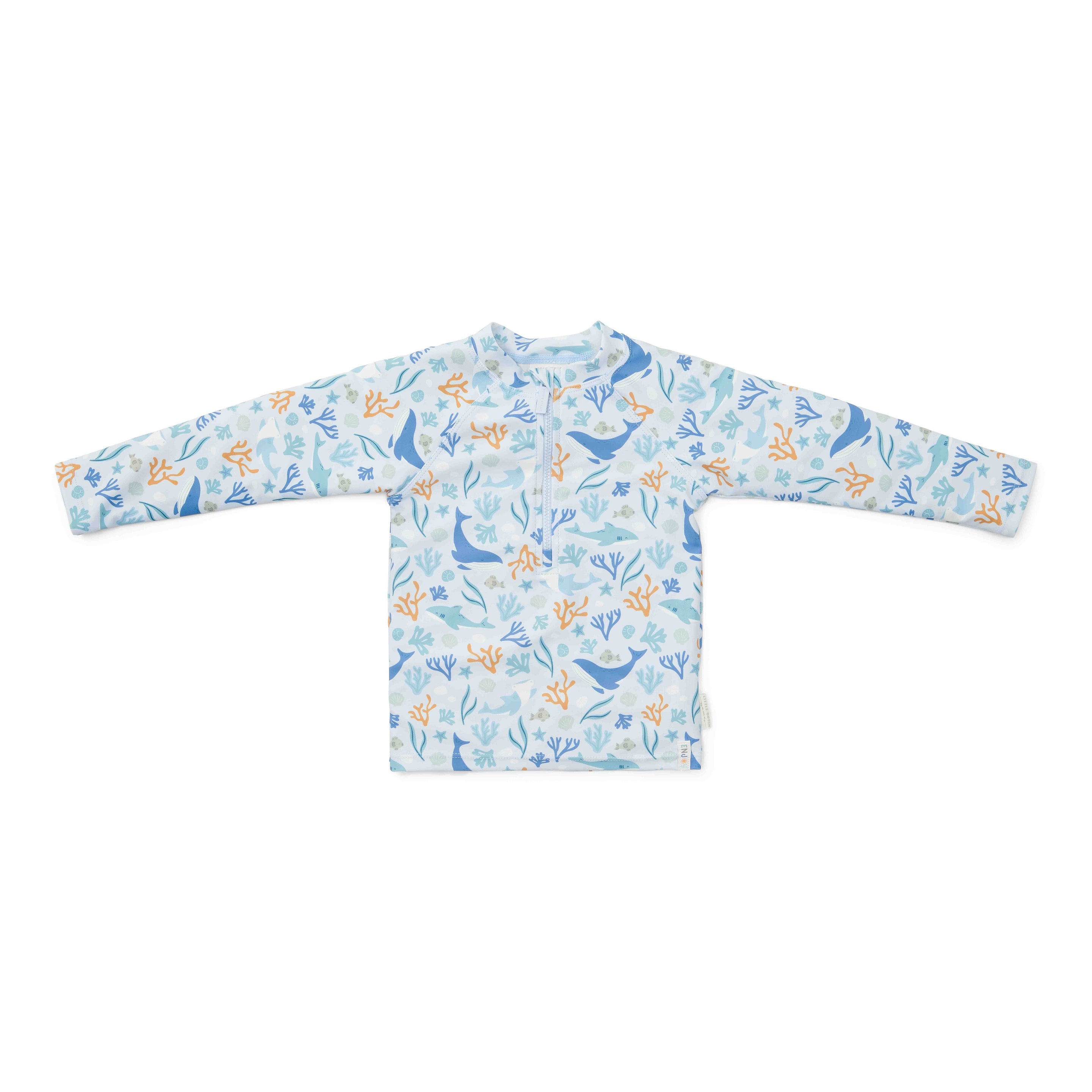 Little Dutch Zwem Shirt Lange Mouw Ocean Dreams Blue*