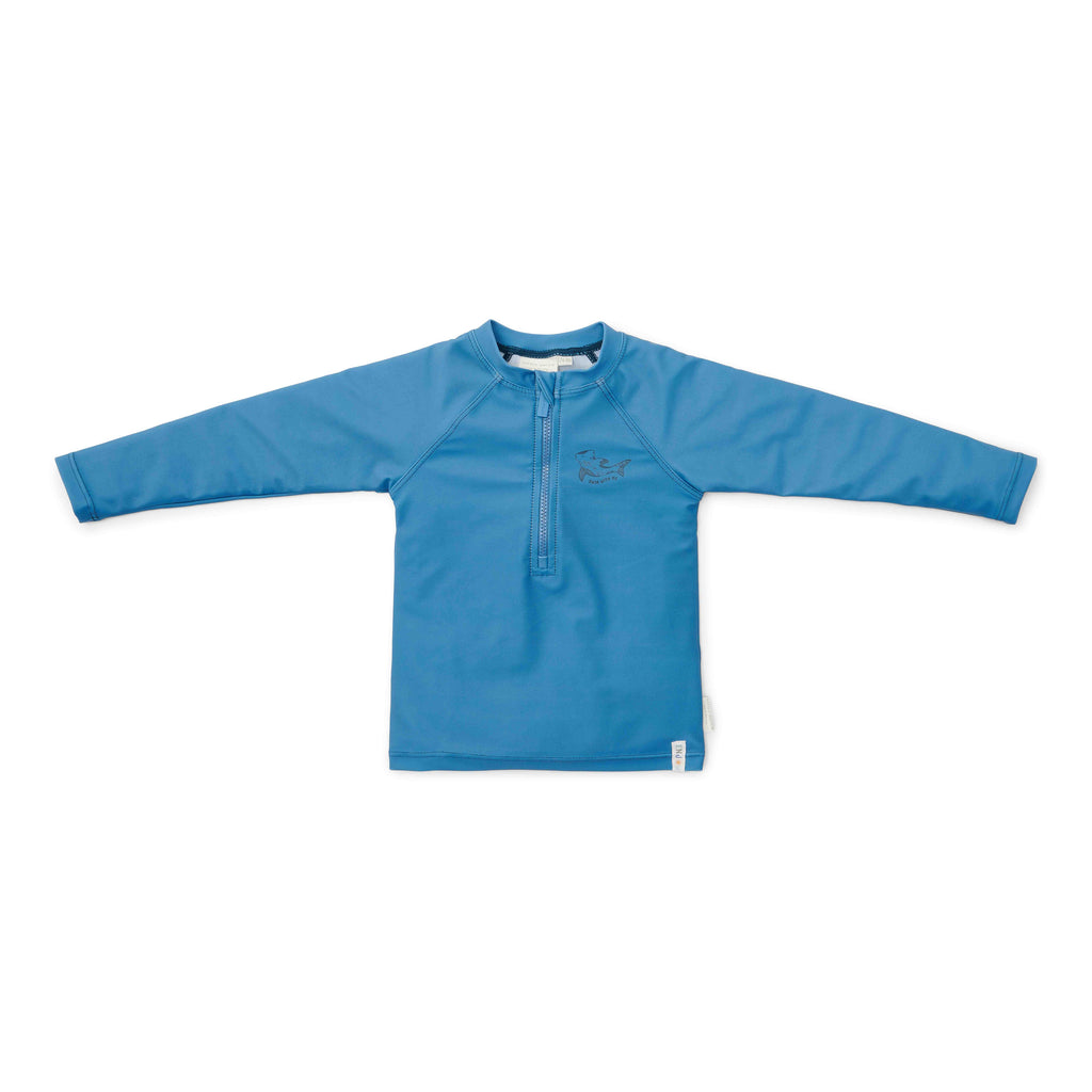 Little Dutch Zwem Shirt Lange Mouw Blue Whale*