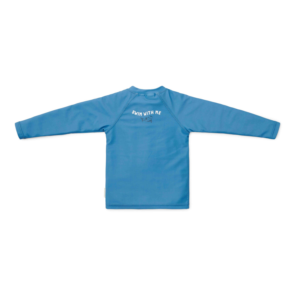 Little Dutch Zwem Shirt Lange Mouw Blue Whale*