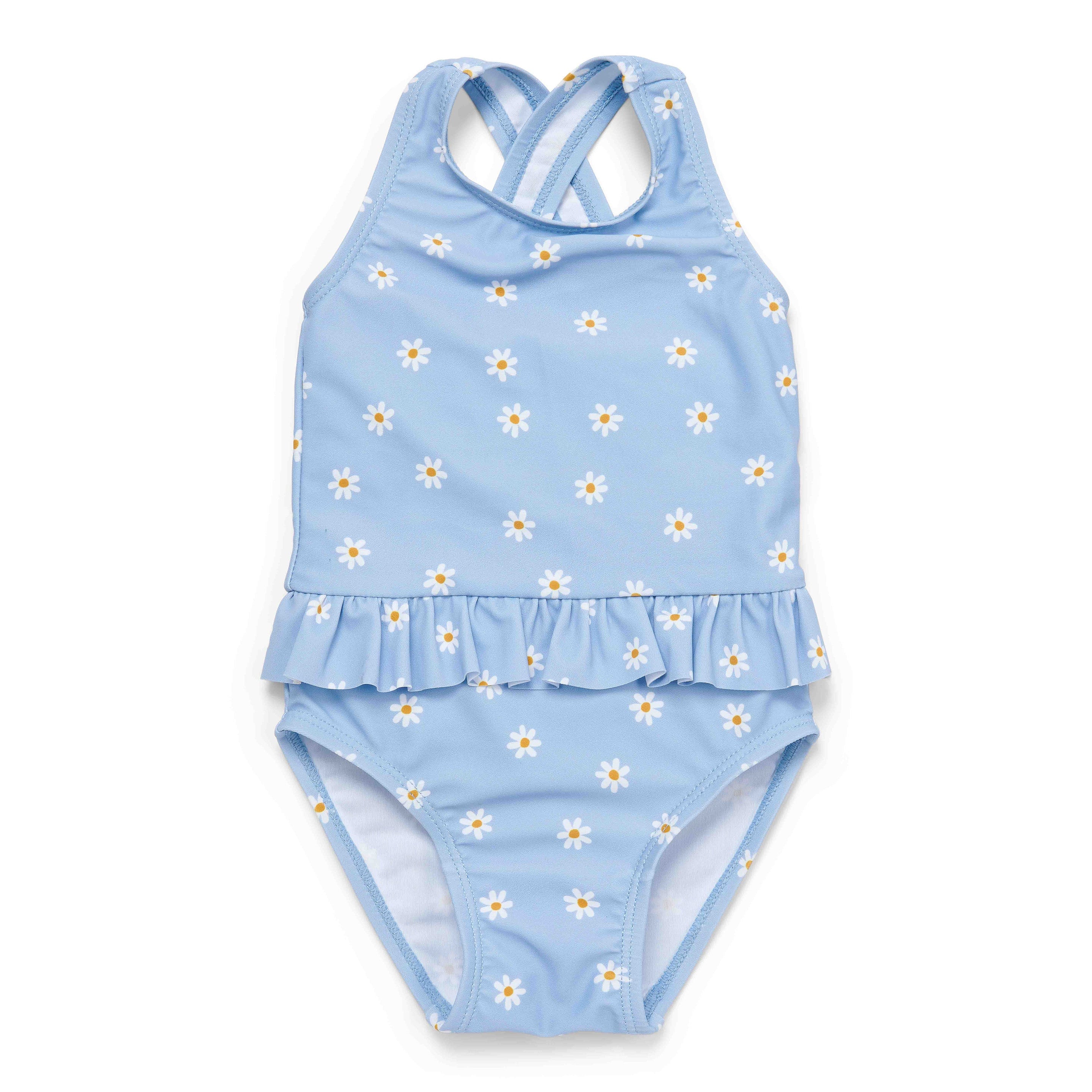 Little Dutch Badpak Volants Daisies Blue*