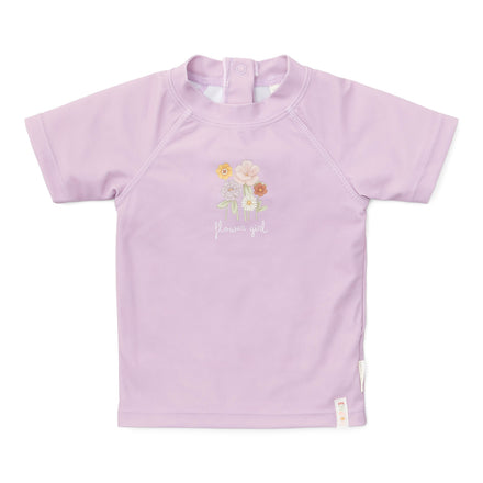 Little Dutch Zwem T-Shirt Korte Mouw Mauve*