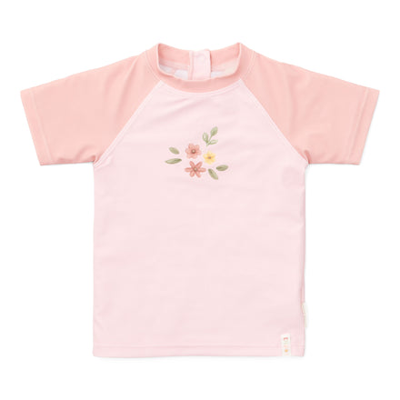 Little Dutch Zwem T-Shirt Korte Mouw Flower Pink*