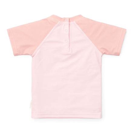 Little Dutch Zwem T-Shirt Korte Mouw Flower Pink*