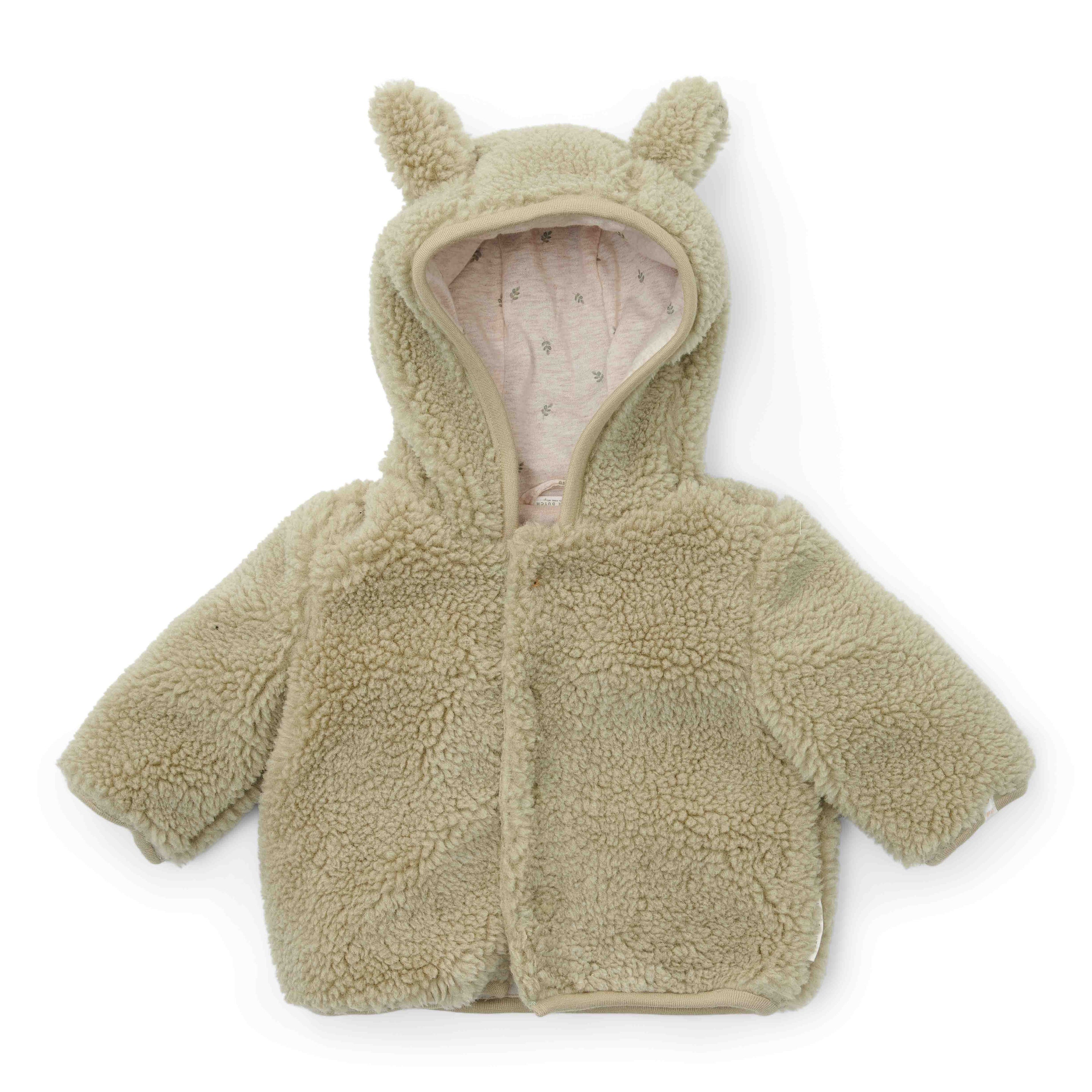 Little Dutch Teddy vestje | Soft Green