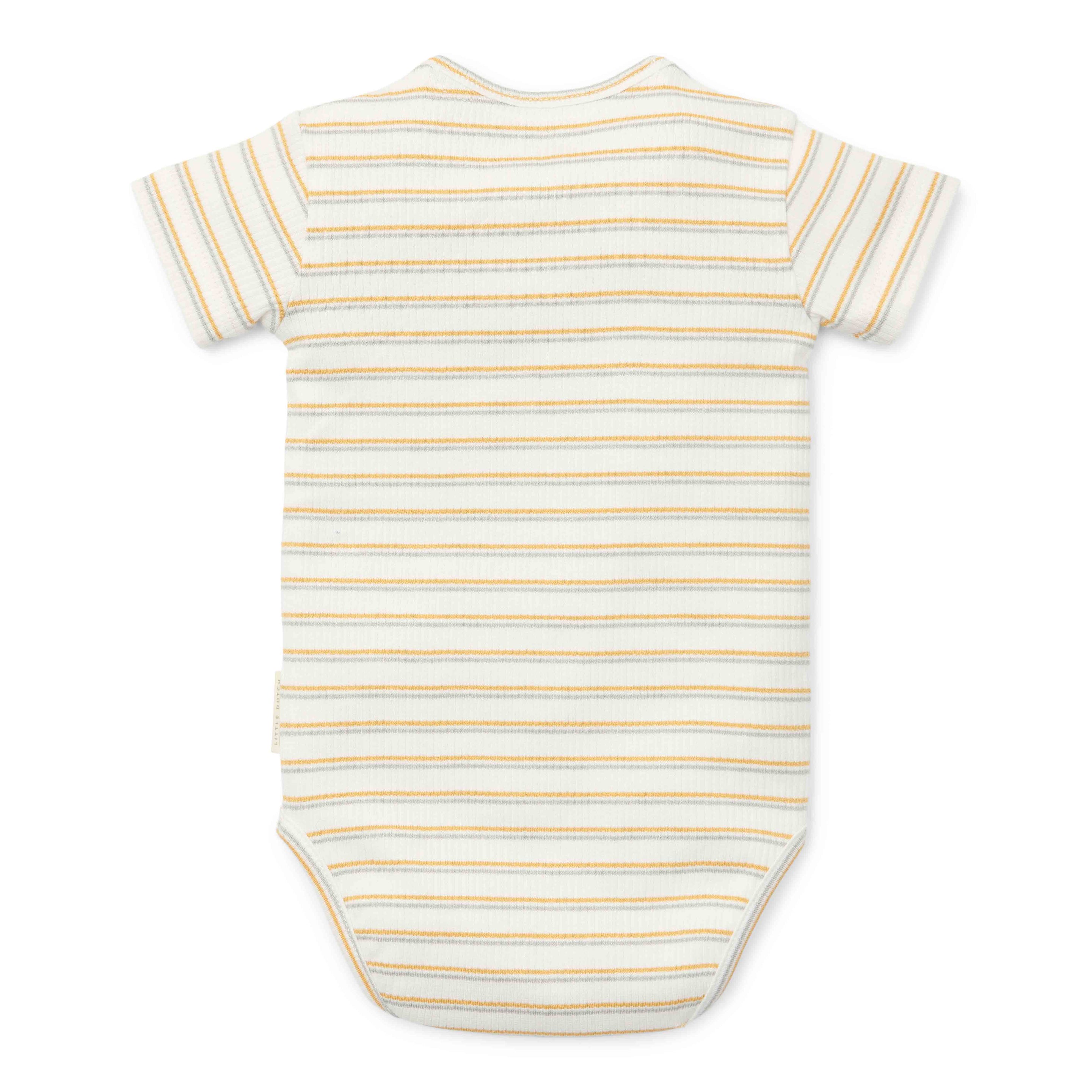 Little Dutch Newborn Noos Little Farm Romper Korte Mouw | Multi Streep