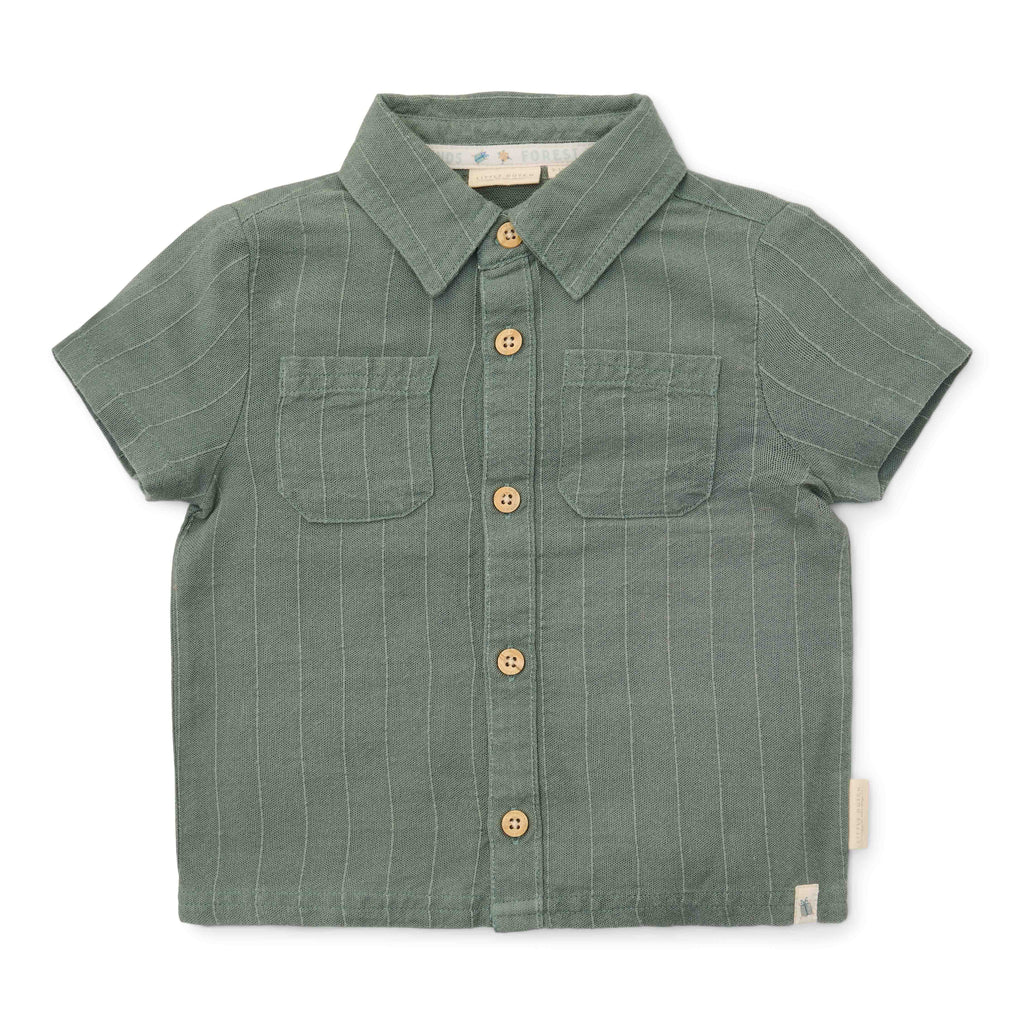 * Little Dutch Blouse Korte Mouw Forest Green