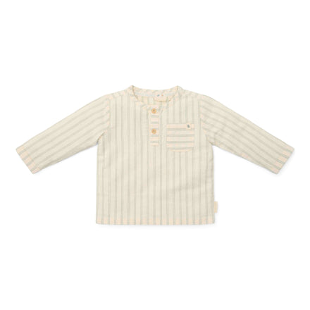 * Little Dutch Blouse Lange Mouw Forest Green Stripe
