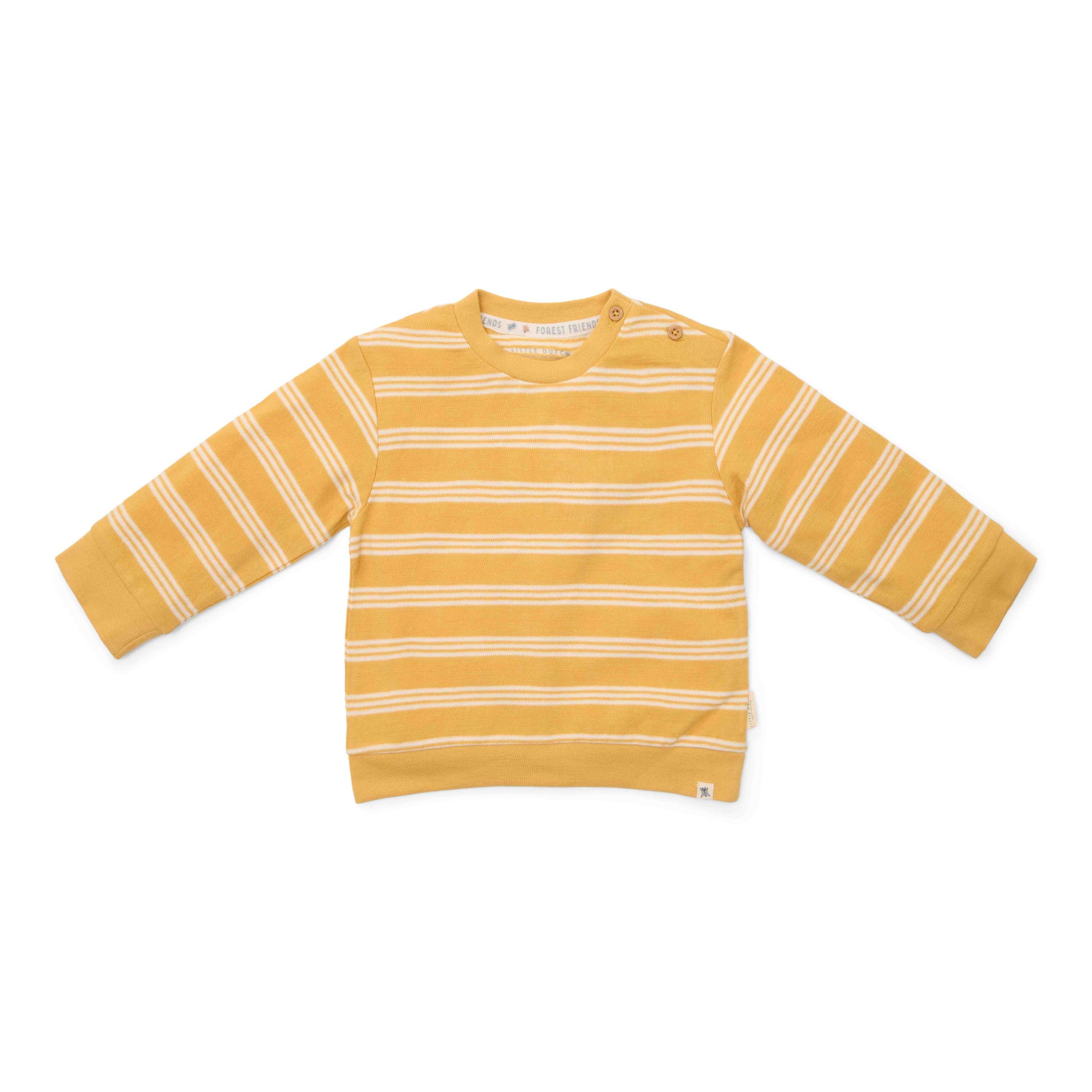 Little Dutch Sweater Yellow Stripe