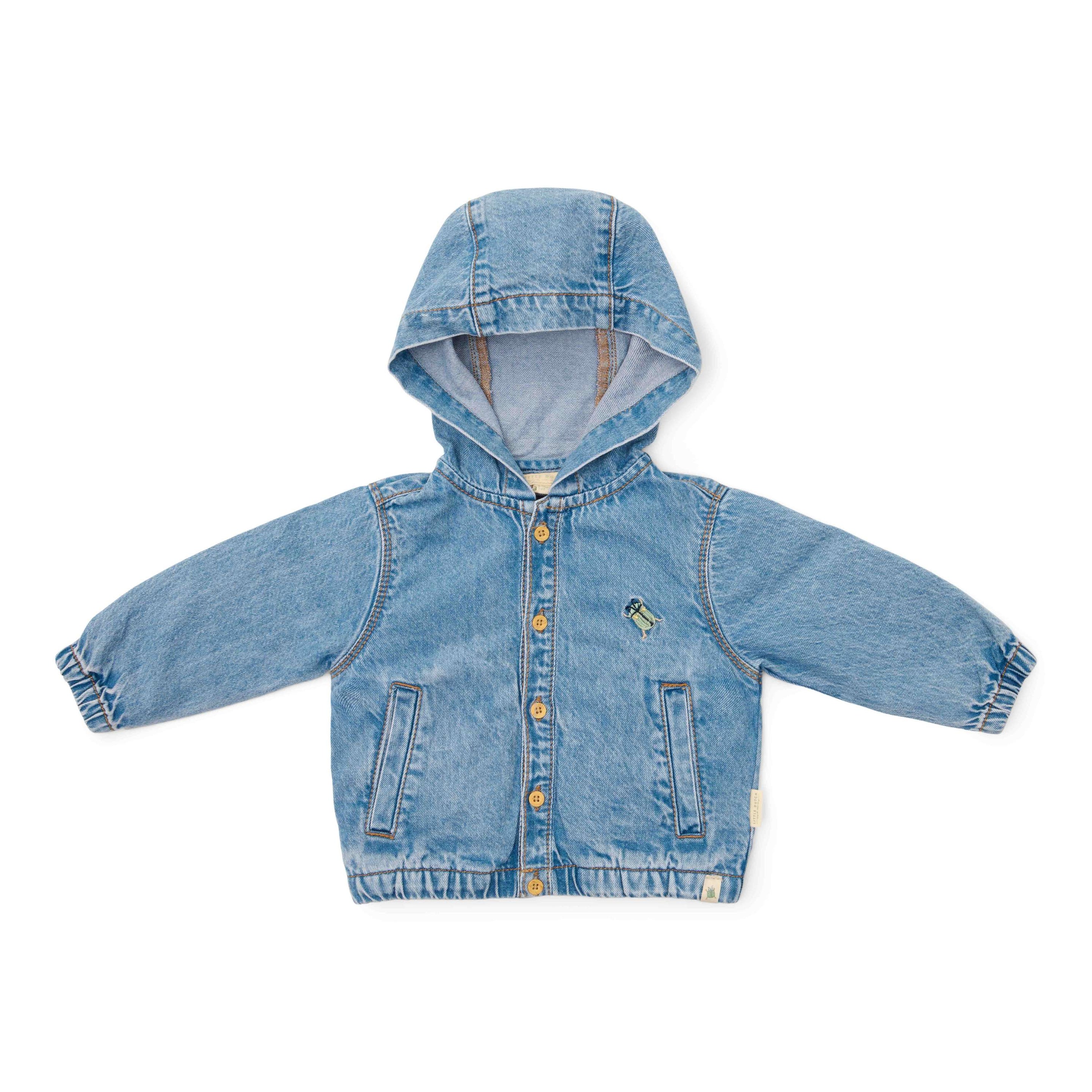 Little Dutch Vest Met Capuchon Denim