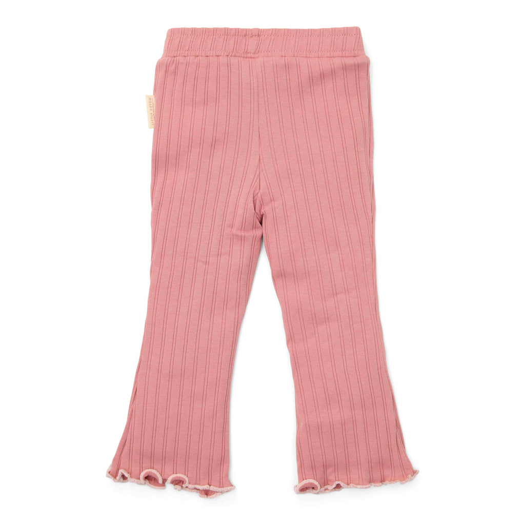 * Little Dutch Flared Broek Pink Blush