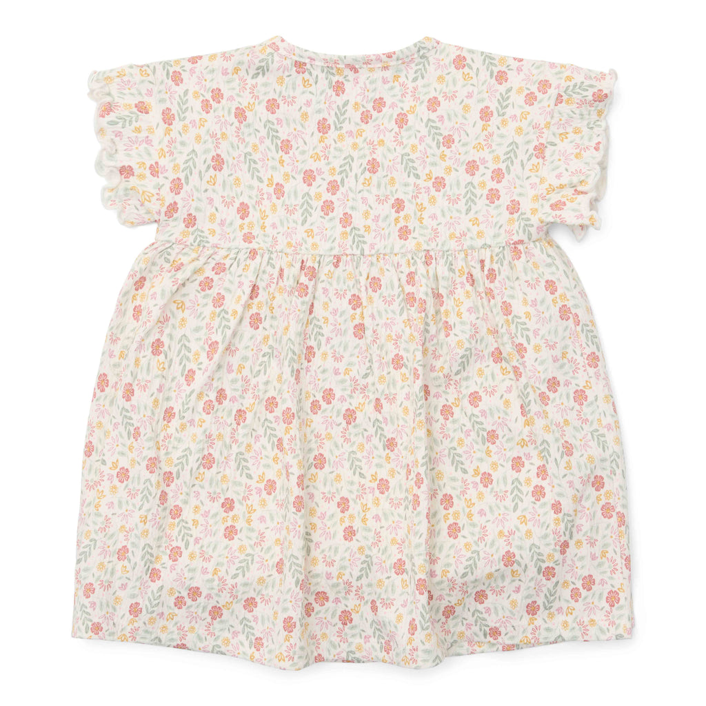 * Little Dutch Jurkje Korte Mouw Creme