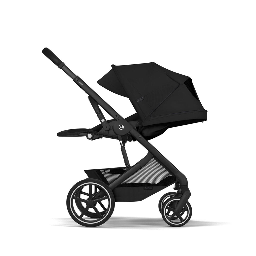 CYBEX Balios S Lux incl. Foldable Carry Cot | Moon Black (Black Frame)