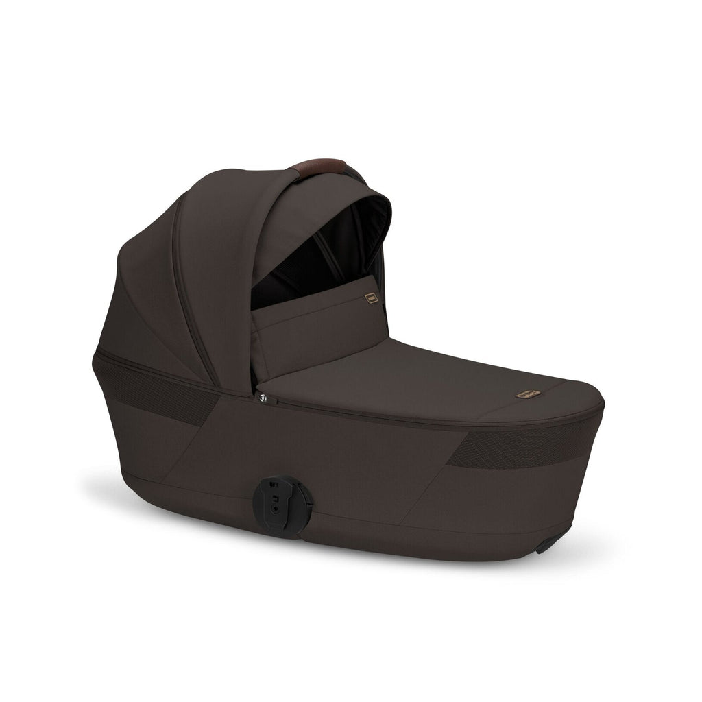 CYBEX Balios S Lux incl. Foldable Carry Cot | Chocolate Brown (Taupe Frame)